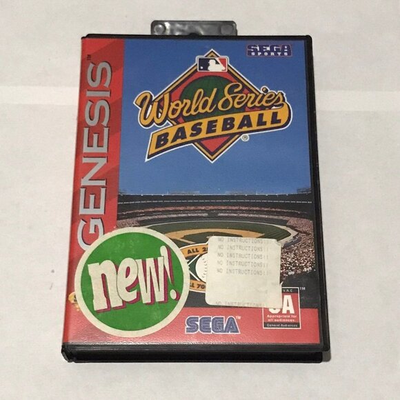 Sega Genesis World Series Baseball - Picture 1 of 3